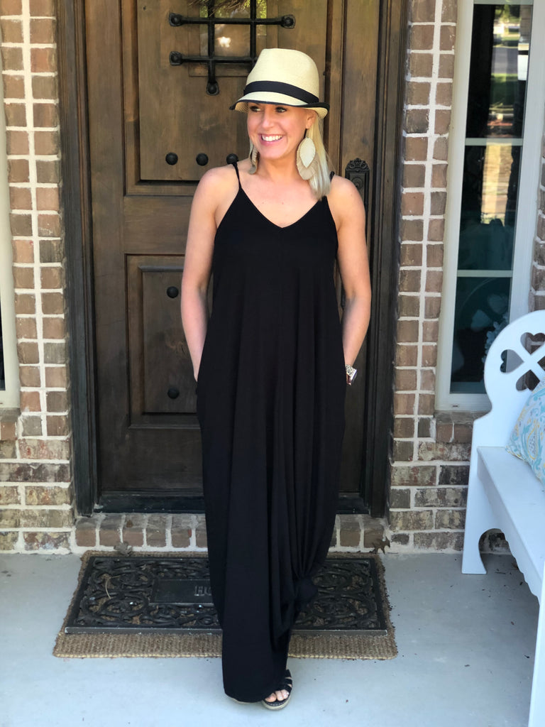 zenana maxi dresses Zenana Frill Tiered V-Neck Maxi Cami Dress BLAVENDER / S